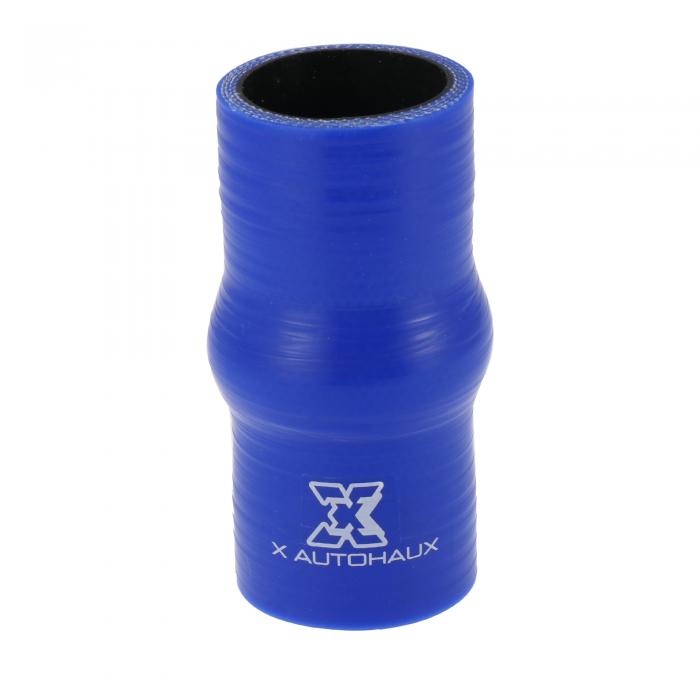 X AUTOHAUX ハンプシリコンホース シリコンクッションホース 4層強化 シリコンホース シリコンハンプホース 長さ100mm 内径38mm エキゾーストホース 排気ホース 排気パイプ 耐熱 耐寒 耐久 インタークーラーチューブ 車用 ブルー 1個