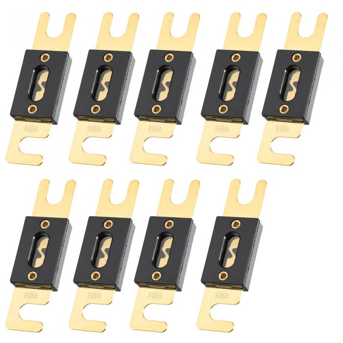 X AUTOHAUX ANLヒューズ ゴールドトーンメッキ 225A ユニバーサル インバータ 自動車 車両 トラック オ..