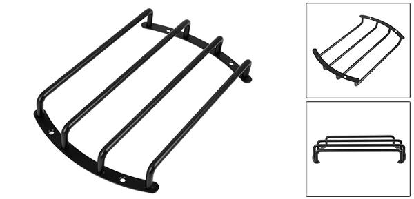 uxcell スピーカーカバー 25.8x17x3.5cm サブウーファープロテクター メタル ブラ...