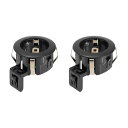 X AUTOHAUX 自動車パークセンサー リテーナー ホルダー 代替品 ブラック 番号89348-34010-C0 Toyotaに対応 Tundra 2007-2013用 2個入