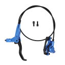 BULLSPANN 1セット 自転車ブレーキアクセサリー アルミニウム合金 ブレーキハンドルバー フロント右ブレーキレバーと850mmブレーキワイヤー ロードバ...