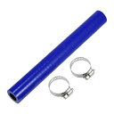 X AUTOHAUX 1セット 内径14mm 長さ200mm 0度 ブルー ブラック カー シリコンホース ラジェーターホース 耐圧力 耐久 耐熱ホース 耐寒 ...