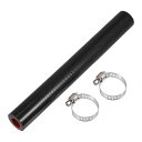 X AUTOHAUX 1セット 内径13mm 長さ200mm 0度 ブラック レッド カー ターボ インテーク ラジェーターホース 耐圧力 耐久 耐熱ホース 耐...