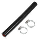 X AUTOHAUX 1セット 内径10mm 長さ200mm 0度 ブラック レッド シリコンホース インタークーラー ターボ インテーク ラジェーターホース ...