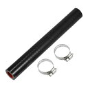 X AUTOHAUX 1セット 内径14mm 長さ200mm 0度 ブラック レッド カー インテーク ラジェーターホース 耐圧力 耐久 耐熱ホース 耐寒 冷却...