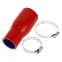 X AUTOHAUX 内径51-38mm 長さ127mm 0度 ブルー レッド シリコンホース シリコンホース インタークーラー ターボ インテーク ラジェータ...
