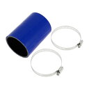 X AUTOHAUX シリコンホース シリコンチューブ インタークーラー ブルー 長さ100mm 内径65mm 4層構造 汎用 エアクリーナー 自動車 建設機械...