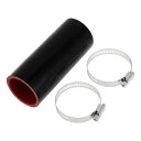 X AUTOHAUX シリコンホース シリコンチューブ インタークーラー インテークパイプ ブラック 長さ127mm 内径45mm 4層構造 汎用 エアクリーナ...