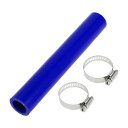 X AUTOHAUX 1セット 内径22mm 長さ200mm 0度 ストレート ブルー車用シリコンホース シリコンチューブ インタークーラー インテーク ラジェ...