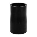 X AUTOHAUX ブラック 長さ100mm 内径57-51mm シリコンホース ストレート インテークパイプ ラジェーターホース 耐油ホース エアダクトホー...