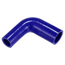 X AUTOHAUX 1個 内径25-35mm 長さ90mm 90度 ブルーシリコンホース シリコンチューブ インタークーラー ターボ インテーク ラジェーター...