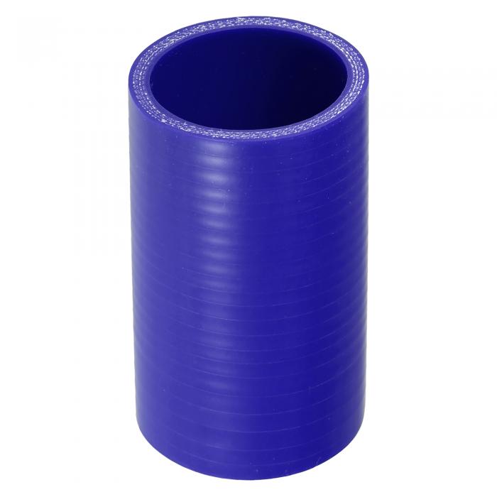 X AUTOHAUX シリコンホース シリコンパイプ ラジエーターホース 1個 内径48mm 長さ100mm 0度 ブルーエアクリーナー エアーホース クーラントホース 耐熱・耐圧 高 強度 汎用 燃料ホース エアクリーナー 接続ホース