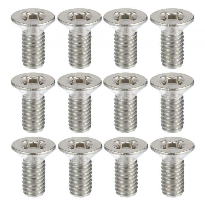 uxcell ブレーキディスクローターネジ ステンレス鋼 フロントリア固定金具ボルトキット 93600-06014-0H 51741440 Hon daに対応 Accord Civic CRVに対応 12