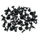 uxcell カーフラップバンパープラスチックリベット ファスナークリップ ユニバーサル 40個 16mm