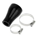 X AUTOHAUX 1セット 内径19-38mm 長さ76mm 0度 ストレート ブラック シリコンチューブ ラジェーターホース 冷却 接続ホース 汎用 耐圧...