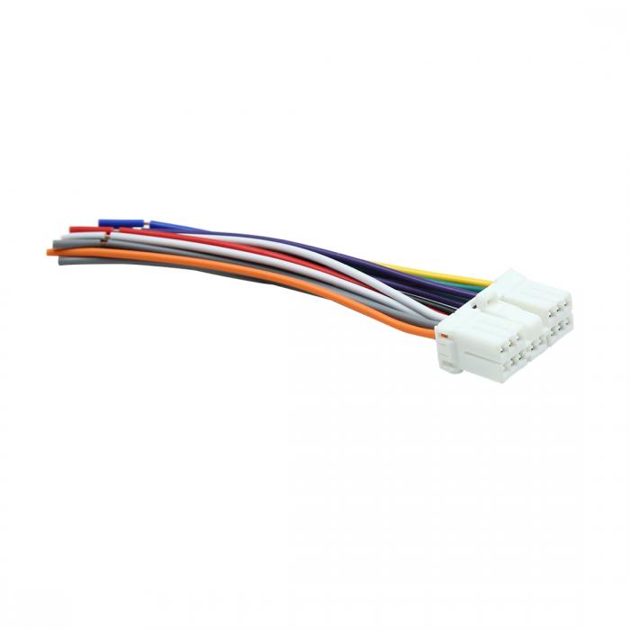 uxcell 車オーディオ線束 DC 12V 14 ピン 車 オス DVD ラジオ ワイヤー 線束 アダプター ケーブル コネクター スバルに対応