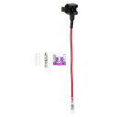 uxcell ヒューズホルダー ヒューズタップアダプター 回路アダプター 自動車用 ワイヤーハーネス付き 1個 ユニバーサル 12V 1個 3A 薄型ミニ AP...