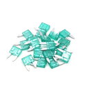 uxcell ブレードヒューズ ユニバーサル プラスチック ミニ ブレア スタイル オート オートバイ 自動車用 グリーン 30A 20個入り