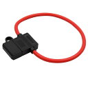 uxcell ヒューズホルダー ヒューズボックス ヒューズ 車用 DC 32V 30A 10ゲージ インラインワイヤー 1個入り