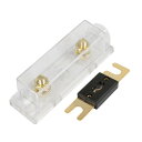 uxcell ヒューズホルダー ヒューズ ヒューズボックス ヒューズキャップ ヒューズ 車用 0 4 8 10 ゲージ 60Amp ANLヒューズ付き ANL ...