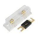 uxcell ヒューズホルダー ヒューズボックス ヒューズ 車用 0 4 8 10 ゲージ 70Amp ANLヒューズ付き ANLヒューズホルダー ヒューズボッ...