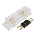 uxcell ヒューズホルダー ANLヒューズホルダー ヒューズボックス 150A ANLヒューズ付き 0 4 8 10 ゲージ 車用 カーオーディオビデオステ...