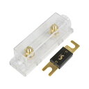 uxcell ヒューズホルダー ヒューズ ヒューズボックス ヒューズキャップ ANL 200A ANLヒューズ付き 0 4 8 10 ゲージ 車用 カーオーディ...