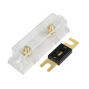 uxcell ヒューズホルダー ヒューズボックス ヒューズ 車用 0 4 8 10 ゲージ 250Amp ANLヒューズ付き ANLヒューズホルダー カーオーデ...