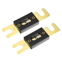 uxcell ヒューズ 交換 80A ANLヒューズ 車 トラック オートバイ ボート オーディオ CD用 2個
