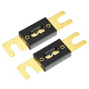 uxcell ヒューズ 交換 120A ANLヒューズ 車 トラック オートバイ ボート オーディオ CD用 2個