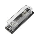 uxcell ANL ヒューズホルダー 300 Aヒューズ 0 4 8 10ゲージ端子用 300A ANL ヒューズブロック 自動車用ヒューズボックス カーオー...