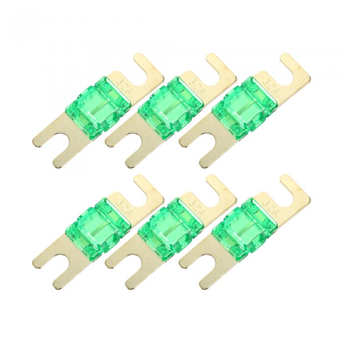 uxcell ANLヒューズ 交換 電気的保護 車 トラック オートバイ ボート オーディオ CD用 30A AFS ミニ 6個