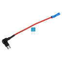 uxcell 12V標準ヒューズ アダプタタップヒューズキット 1個15Aブレードスタイルヒューズ付き 金属 車用 ボート用