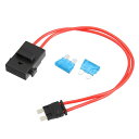 uxcell 32V 標準ヒューズアダプタータップヒューズキット 15Aブレードスタイルヒューズ2個付き 車 ボート用
