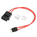 uxcell ヒューズアダプター タップヒューズキット 25A ブレードスタイル 車 ボート用ヒューズ 32V 標準 2個付き