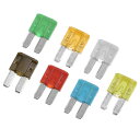 X AUTOHAUX カーミニブレードヒューズ 5A 7.5A 10A 15A 20A 25A 30A マリン RV キャンピングカー ボート トラック オート...