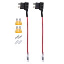 X AUTOHAUX 32V 標準ヒューズアダプター タップヒューズキット 5A ブレードスタイルヒューズ付き 車 ボート用 2セット