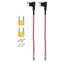 X AUTOHAUX 32V ミニヒューズアダプタータップヒューズキット 5A ブレードスタイルヒューズ付き 車ボート用 2セット