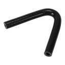 X AUTOHAUX 1個 内径8mm 長さ120mm 135度 ブラック カーシリコンホース シリコンチューブ インタークーラー ターボ インテーク ラジェー...