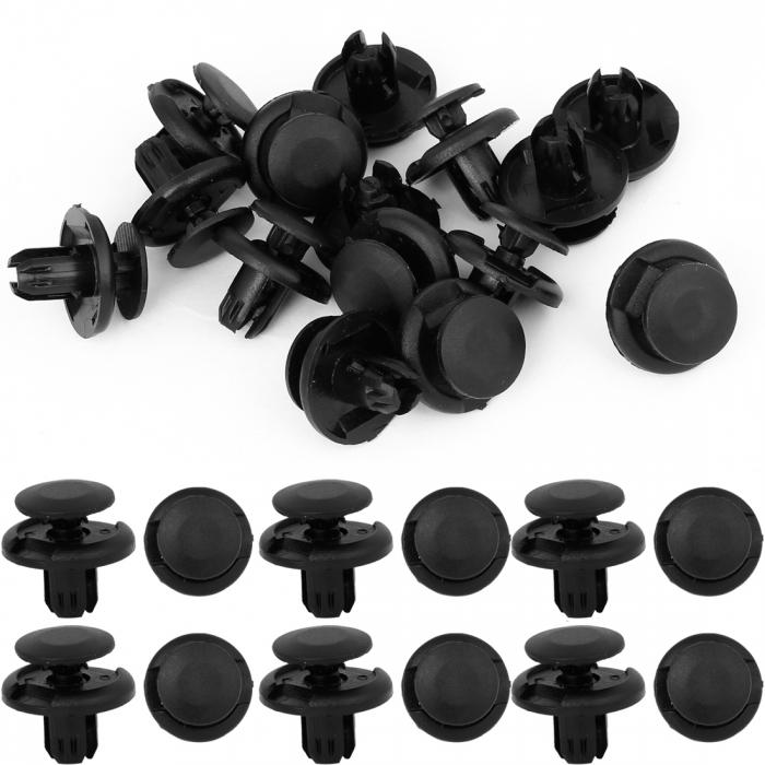 uxcell リテーナークリップ プラスチックドライブリベット フラップバンパーフェンダプッシュクリップ ..