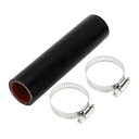 X AUTOHAUX 内径28mm 長さ150mm 0度 ストレート ブラック レッド シリコンホース シリコンチューブ インテーク ラジェーターホース 冷却 ...