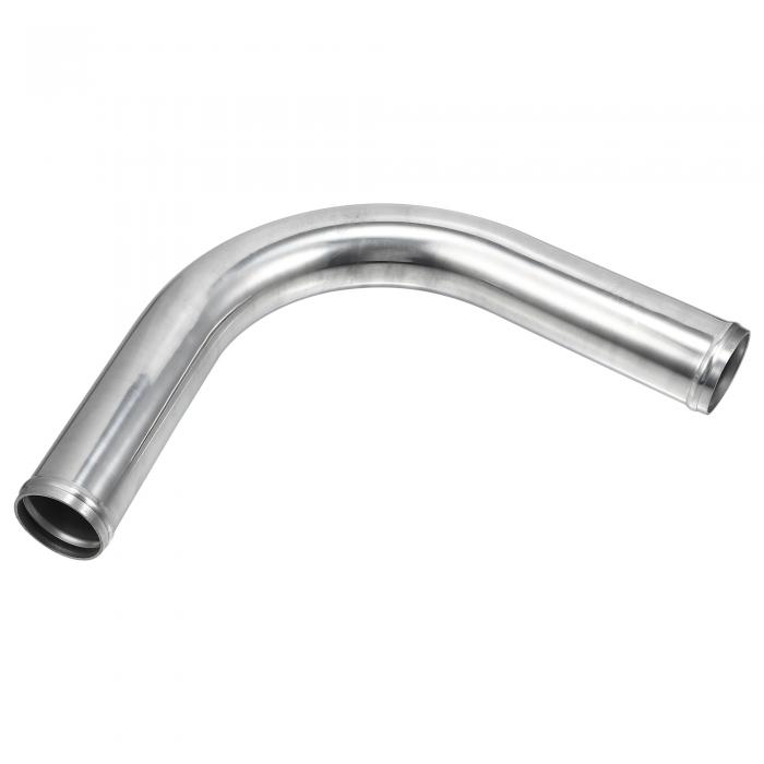 uxcell インタークーラーパイプ 105度 吸気管 車用 アルミ合金管 外径51mm シルバートーン