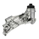 X AUTOHAUX 車のエンジンオイルクーラーハウジングセンサーアセンブリ Chevroletに対応 Aveo Base Sedan 4ドアに対応 2011-...