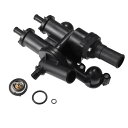 X AUTOHAUX ダッジに対応ジャーニー2009-2020用1セットのエンジンサーモスタットハウジングアセンブリ 品番68003582AB(2)