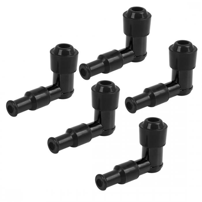 uxcell オートバイスパークプラグキャップ スパークプラグカバー ウォータープルーフ ノンレジスター GN125用 5個入り