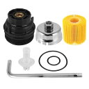 X AUTOHAUX オイルフィルターとオイルフィルターハウジングキャップ レンチリムーバーツール付き Toyotaに対応 Avalonに対応 Lexusに対応...