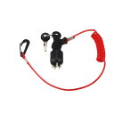 X AUTOHAUX イグニッションスイッチ キーストラップアセンブリセット付き 交換用 175974 5005801 ボートモーター用 40-200HP