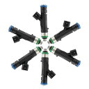 X AUTOHAUX フローマッチング燃料インジェクター 交換用 2穴ディスク 0280158119 Dodgeに対応 Grand Caravanに対応 200...