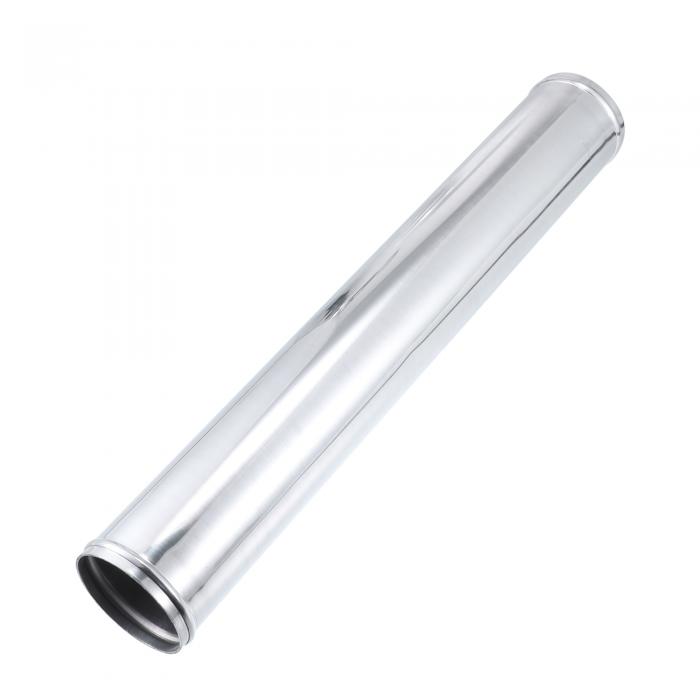 uxcell チューブインタークーラーパイプ エアインテークチューブ アルミニウム合金 車用 シルバートー..