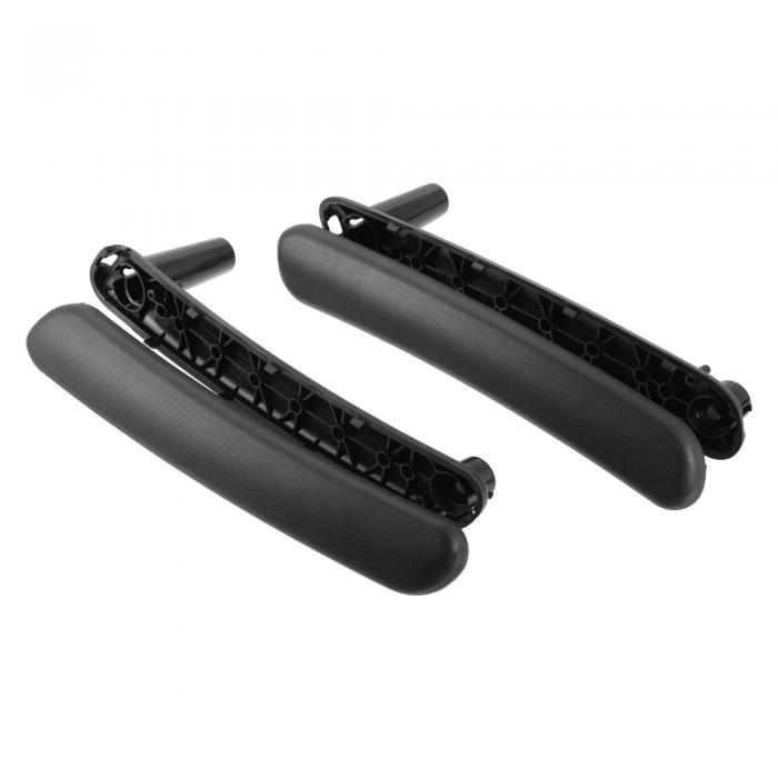 【期間限定10％OFF】uxcell 左右ドアプルハンドル Mitsu bishiに対応 Eclipseに対応 2006-2012 耐久性 プラスチック ブラック/黒 7221A069HA 7221A070HA 2個